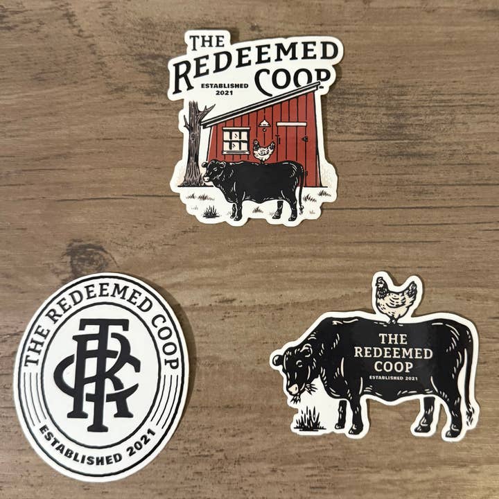 Farm Sticker for wholesale by The Redeemed Coop
