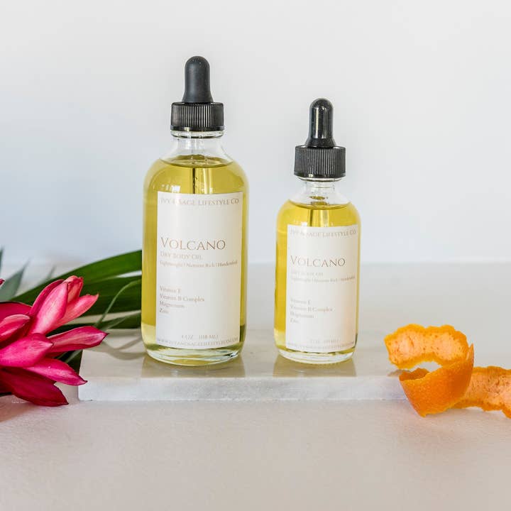 Ivy & Sage Co. – wholesale Bad- och kroppsolja – Volcano Torr Kroppsolja