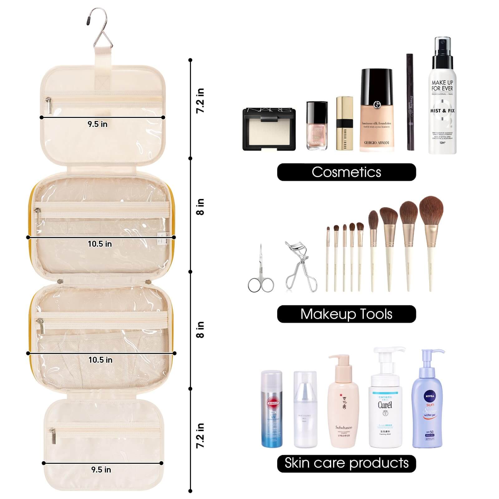 wandf – Großhandel Schmink-/Kosmetiktasche – Hängender Kulturbeutel für Frauen Reise-Make-up-Tasche39