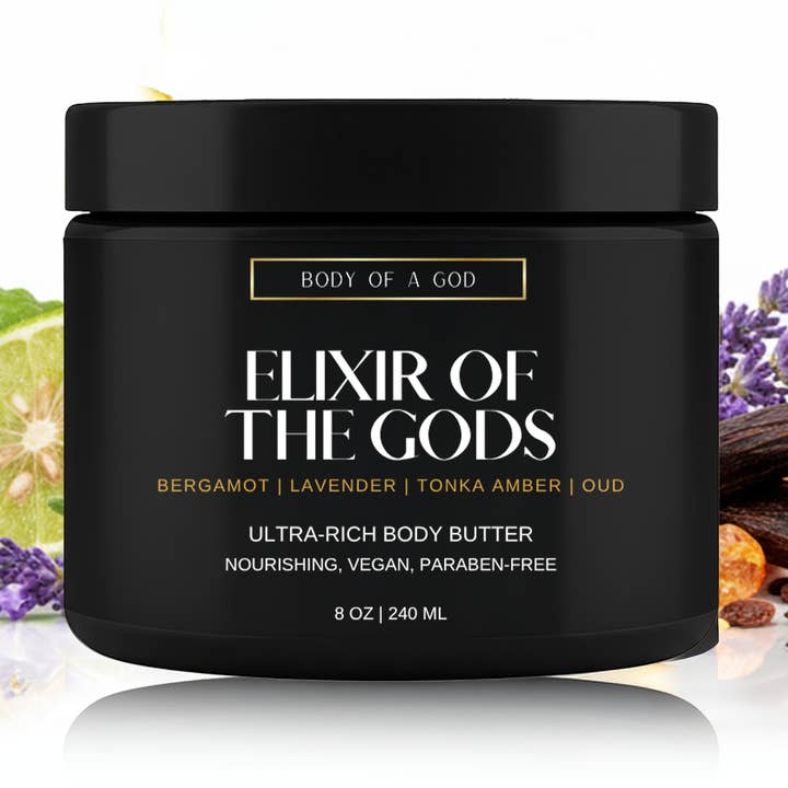 BEURRE CORPOREL ÉLIXIR DES DIEUX pour la vente par Body of a Goddess