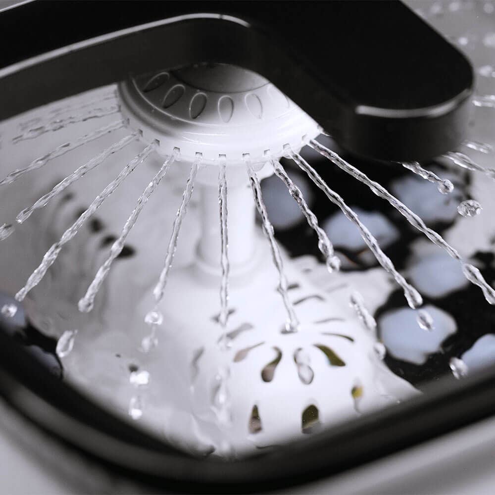 Relthera - Vendita all'ingrosso Prodotto per maniluvio/pediluvio - Footlux SPA™ - Vasca per pediluvio con massaggio a rulli e terapia a luce rossa6