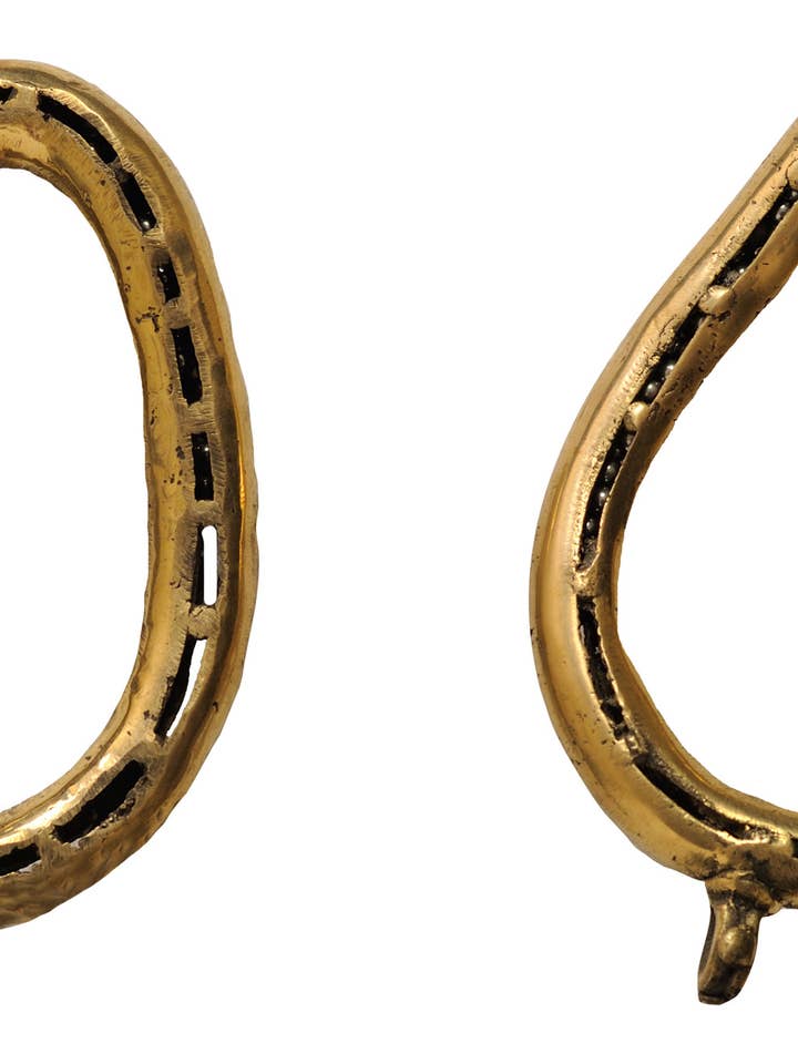 Ensemble BS Silamboo (bracelets de cheville) en laiton | Fait main | Article en laiton pour la vente par Exotic India Art