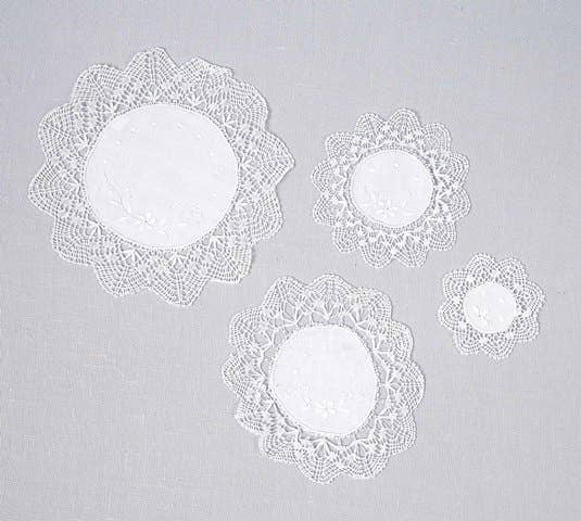 Peking Handicraft - Wholesale Doily - Annie’s Treasures Doilies Embroidered 6" Round2