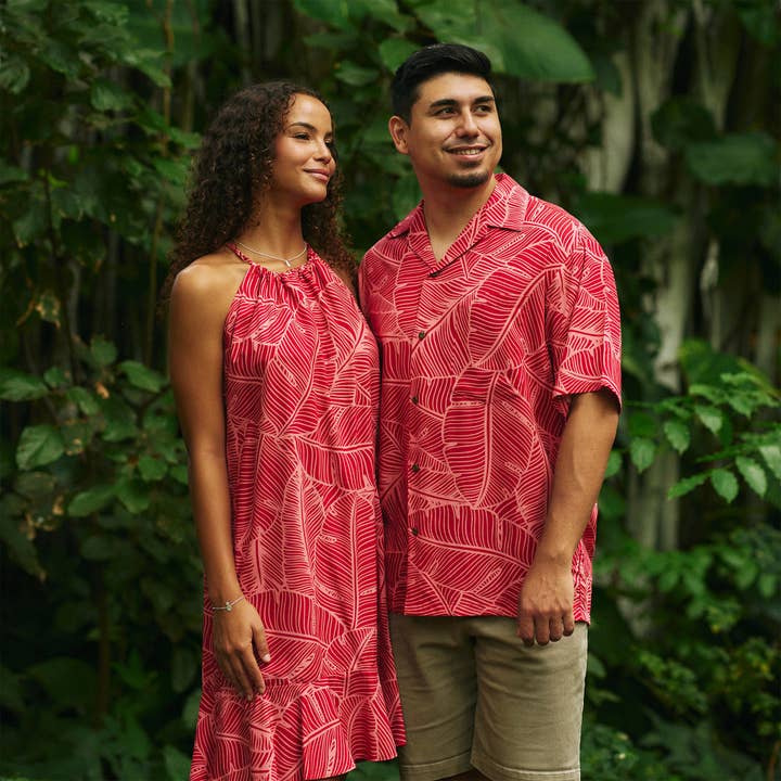 Hilo Hattie - Wholesale Button Down Shirt - Men's - Banana Leaf Aloha Shirt9