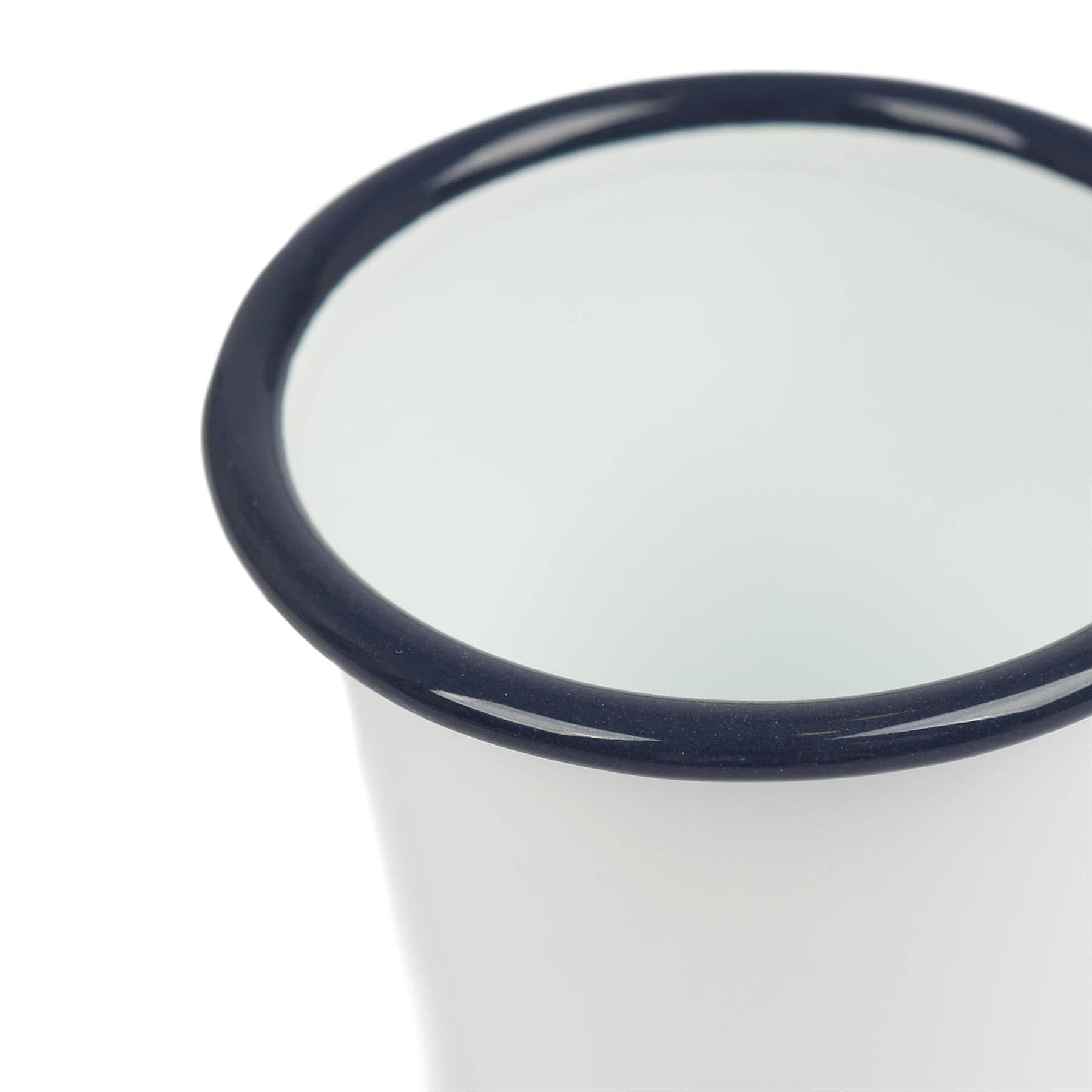 Rinkit Ltd - Wholesale Drinking Glass/Cup - 300ml White Enamel Tumbler10