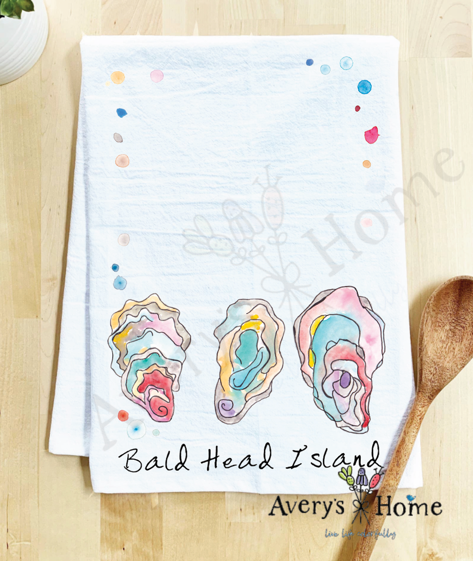 Avery's Home - Vente Torchons - Torchon Personnalisable Souvenir Océan Coquilles d'Huître45