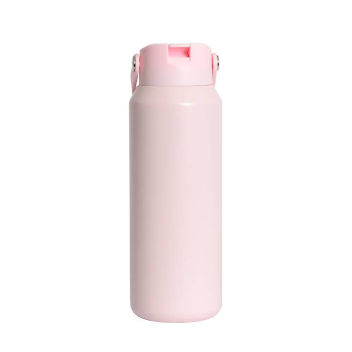 Elemental - Wholesale Water Bottle - Insulated Leakproof Bottle with Handle 40oz - Blush Pink5
