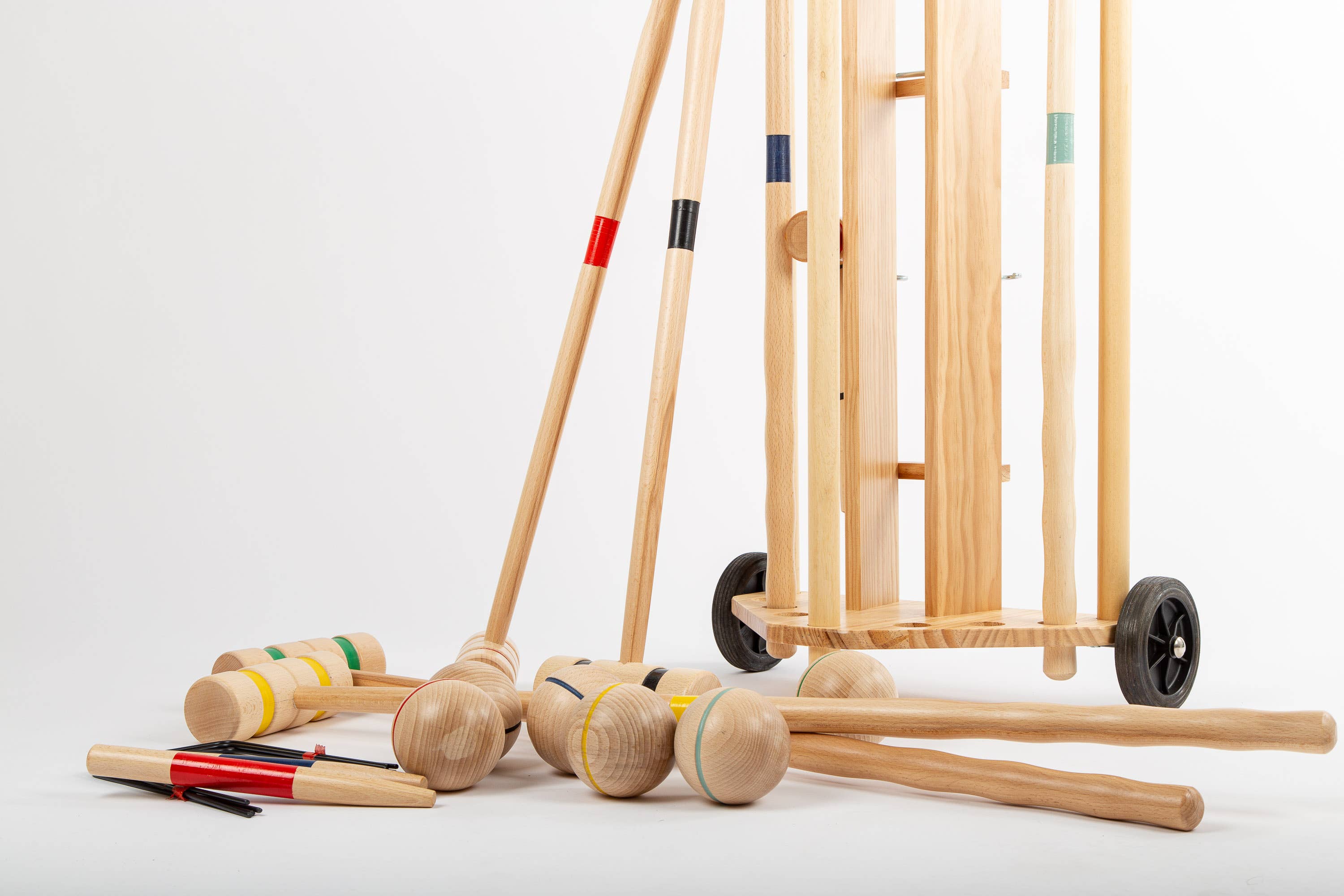 MORA PLAY - Wholesale Sporting Accessories - Professional wooden croquet set - 6 Players3