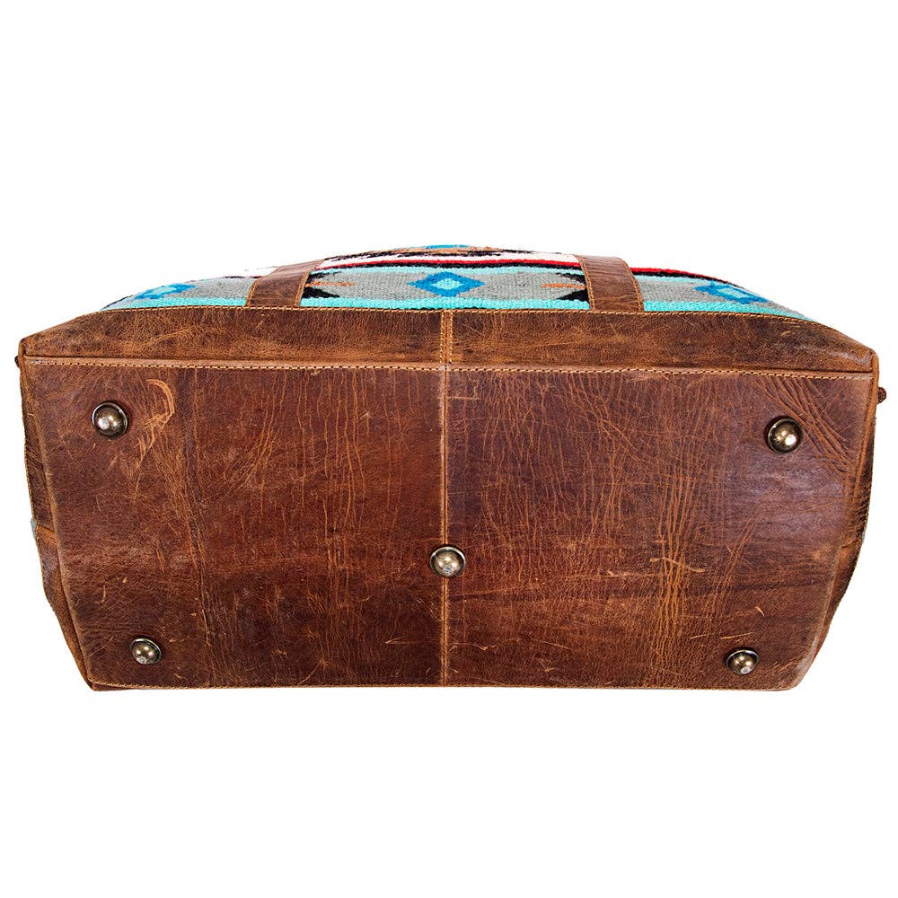 LS Western - Vente Sac de voyage – femme - Sac de voyage en laine et cuir du sud-ouest LC-ADBG460 Sac de selle tissé à la main40