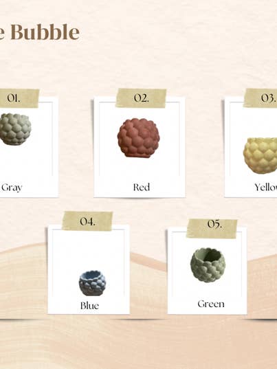 3 ounce concrete vessel + woodwick candle // reusable for wholesale by C & A Soy Candles, LLC