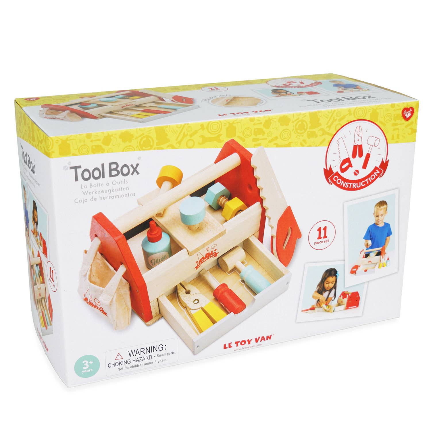 Le Toy Van – Großhandel Spielzeugset – Kinder – Werkzeugkasten TV476 / Tool Box & Wooden Tools9