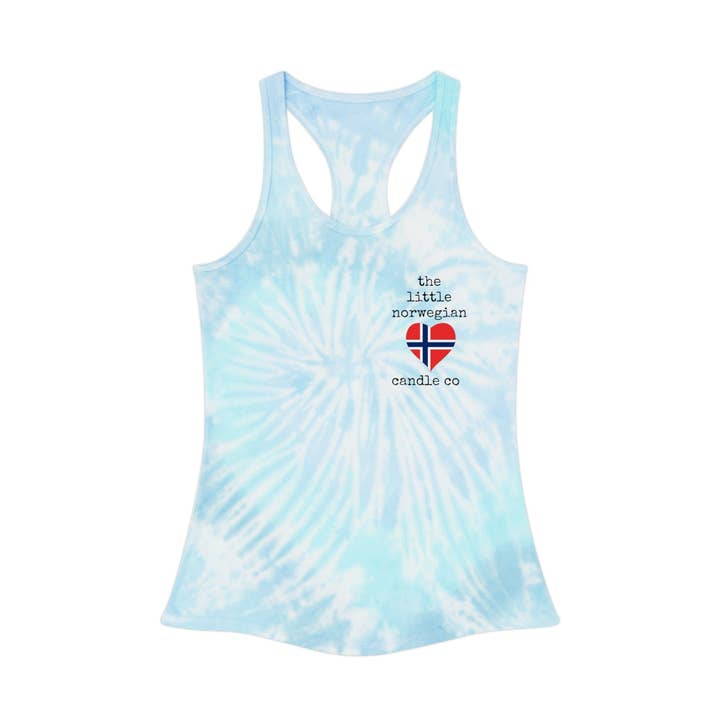 liten norsk batikfärgad racerback-linne! för wholesale av The little norwegian candle company