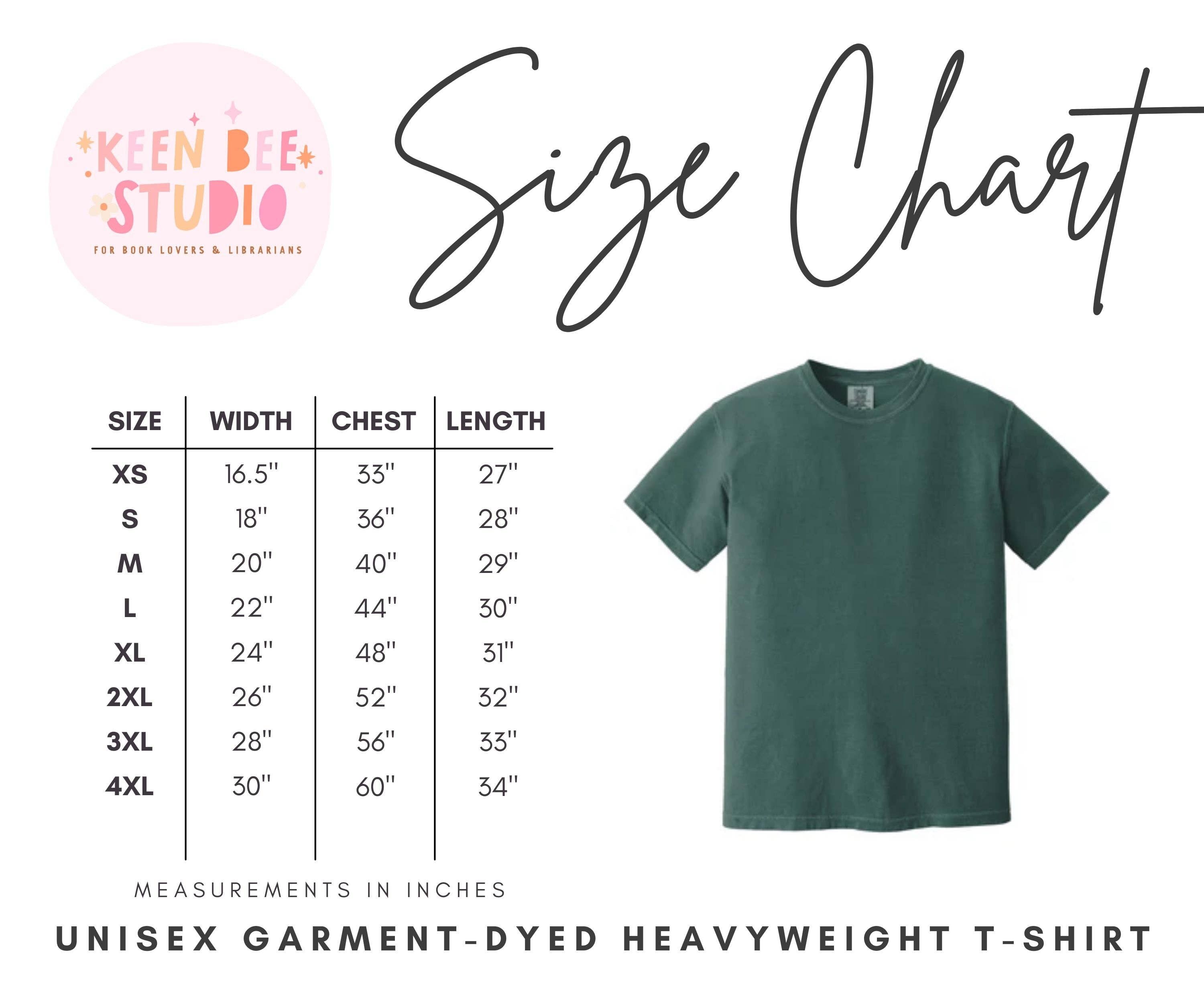 Keen Bee Studio - Wholesale Screen Printed T-Shirt - Unisex - Forget Flowers Buy Me Books Reading Unisex Garment-Dyed Heavyweight T-shirt3