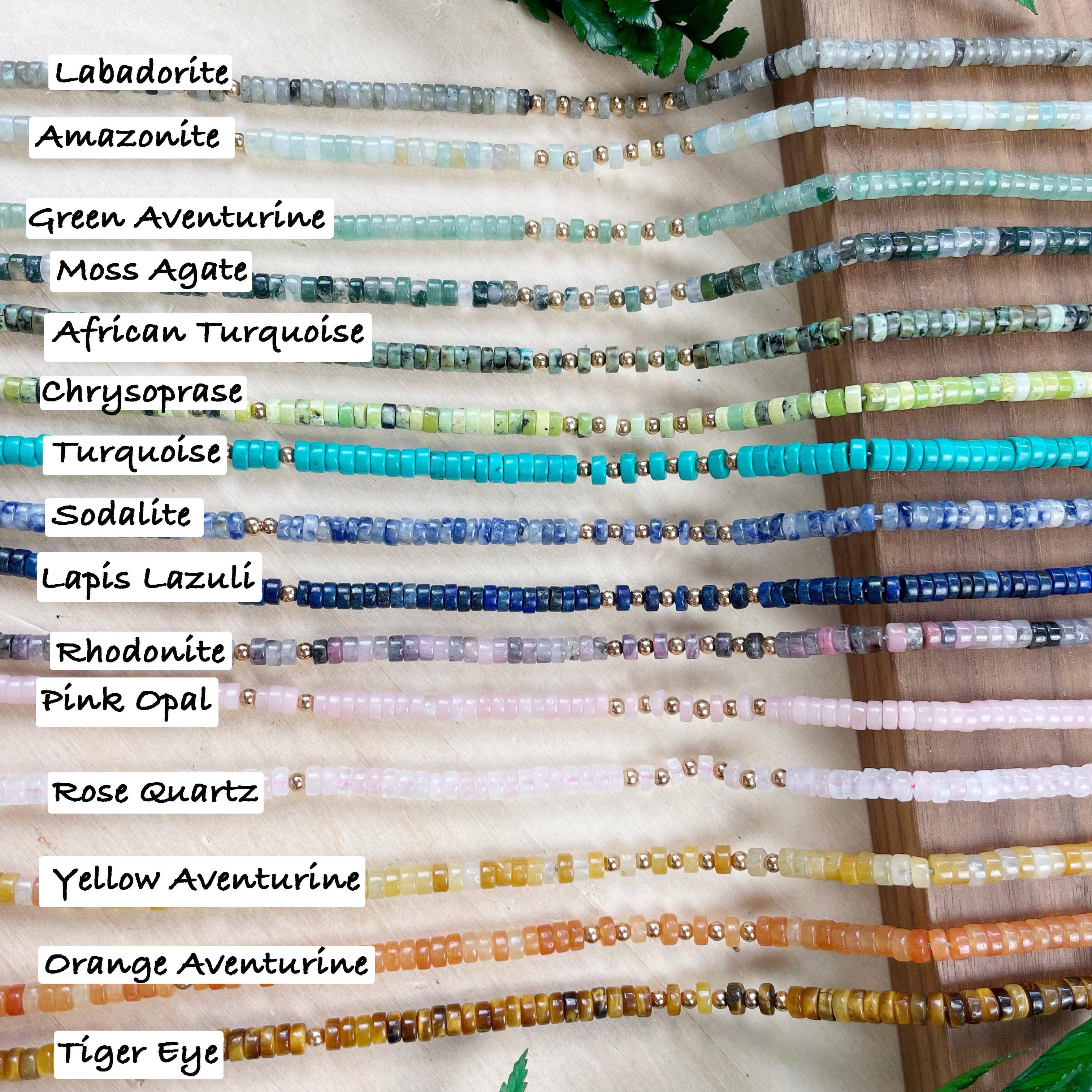 Ewelina Pas Jewelry - Wholesale Kralen/parelketting - Litae/// Delicate edelsteen kralen ketting0