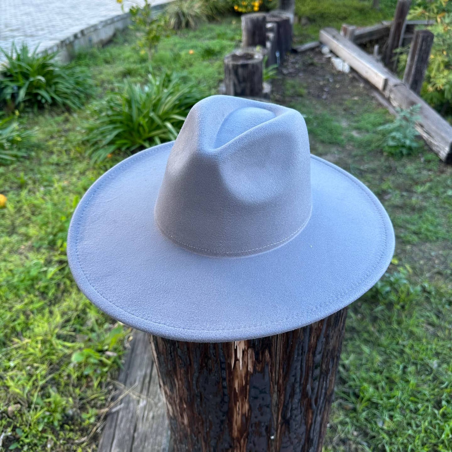 One and Only Accessories - Wholesale Fedora - Women's - Best seller Fashion Classic Wide Brim Felt Hat New Color12