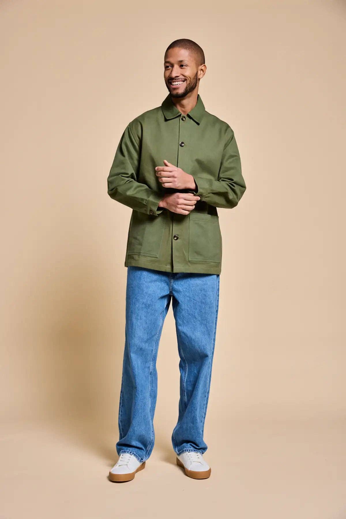 Hindbag - Wholesale Jacket - Women's - Marcel Olive Mixed Jacket2