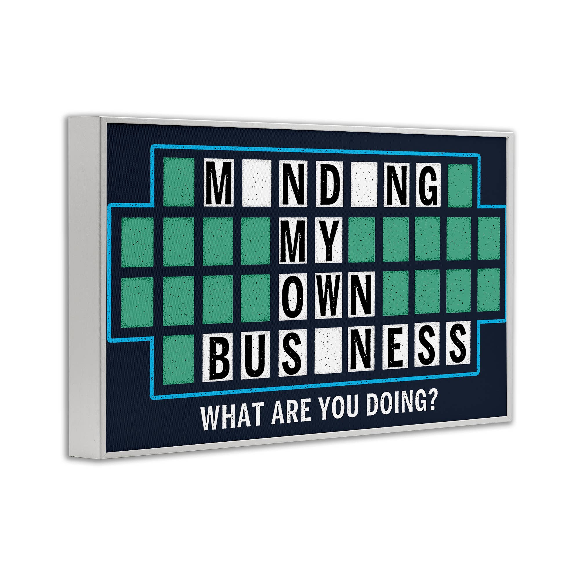 Stupell Industries - Wholesale Wall Sign - Minding My Own Business Game - Framed Wall Art15