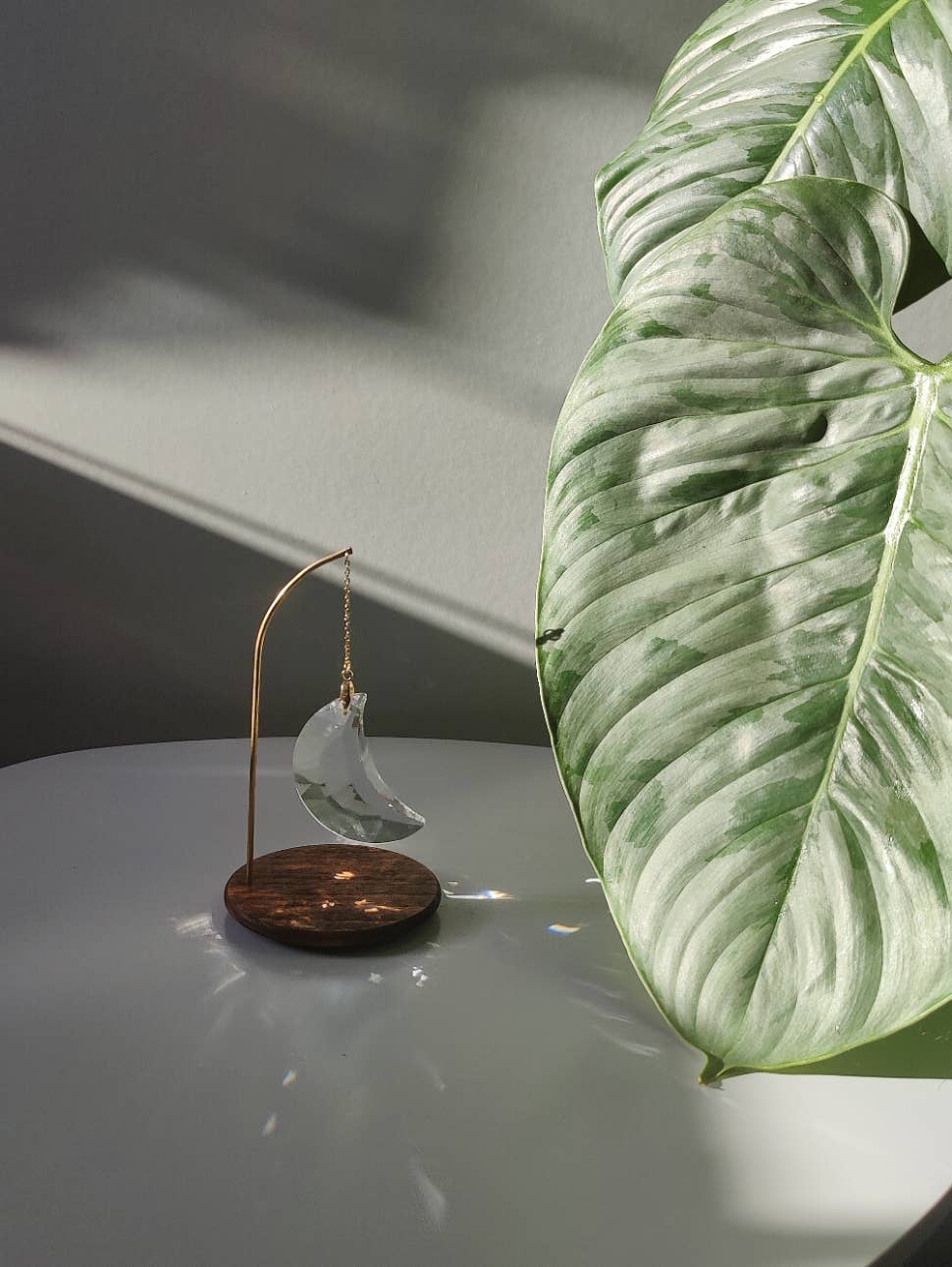 Atelier Intuitive - Wholesale Ornament - MYSTIQUE • Freestanding Suncatcher | Crystal Moon Decoration2