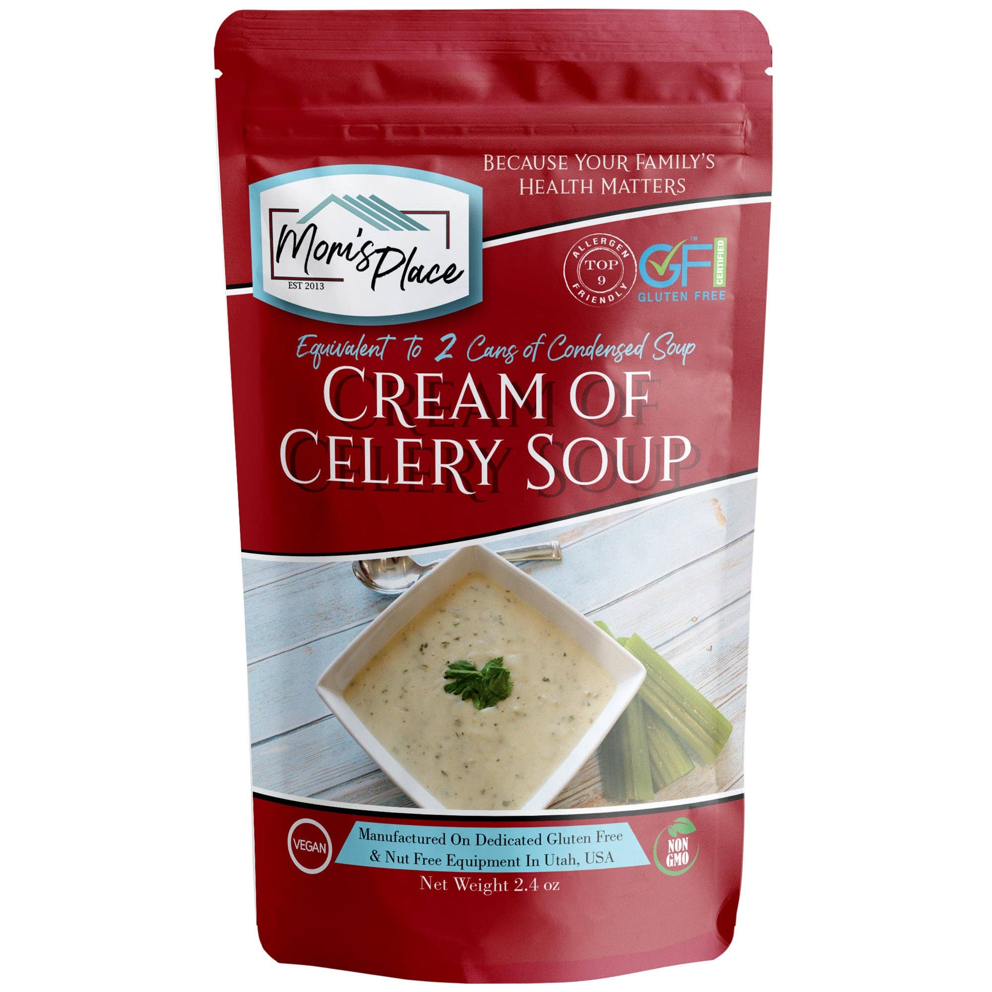 Mom's Place Gluten Free - Wholesale Soup - Gluten-Free Cream of Celery Soup Mix1