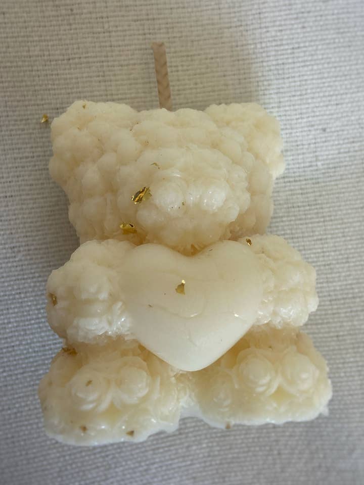 Handmade Rose Teddy Bear Soy Decorative Candle for wholesale by Alero