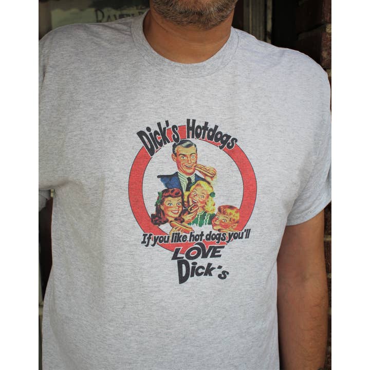 Dicks Hotdogs//Camiseta para venta al por mayor de Raven Design