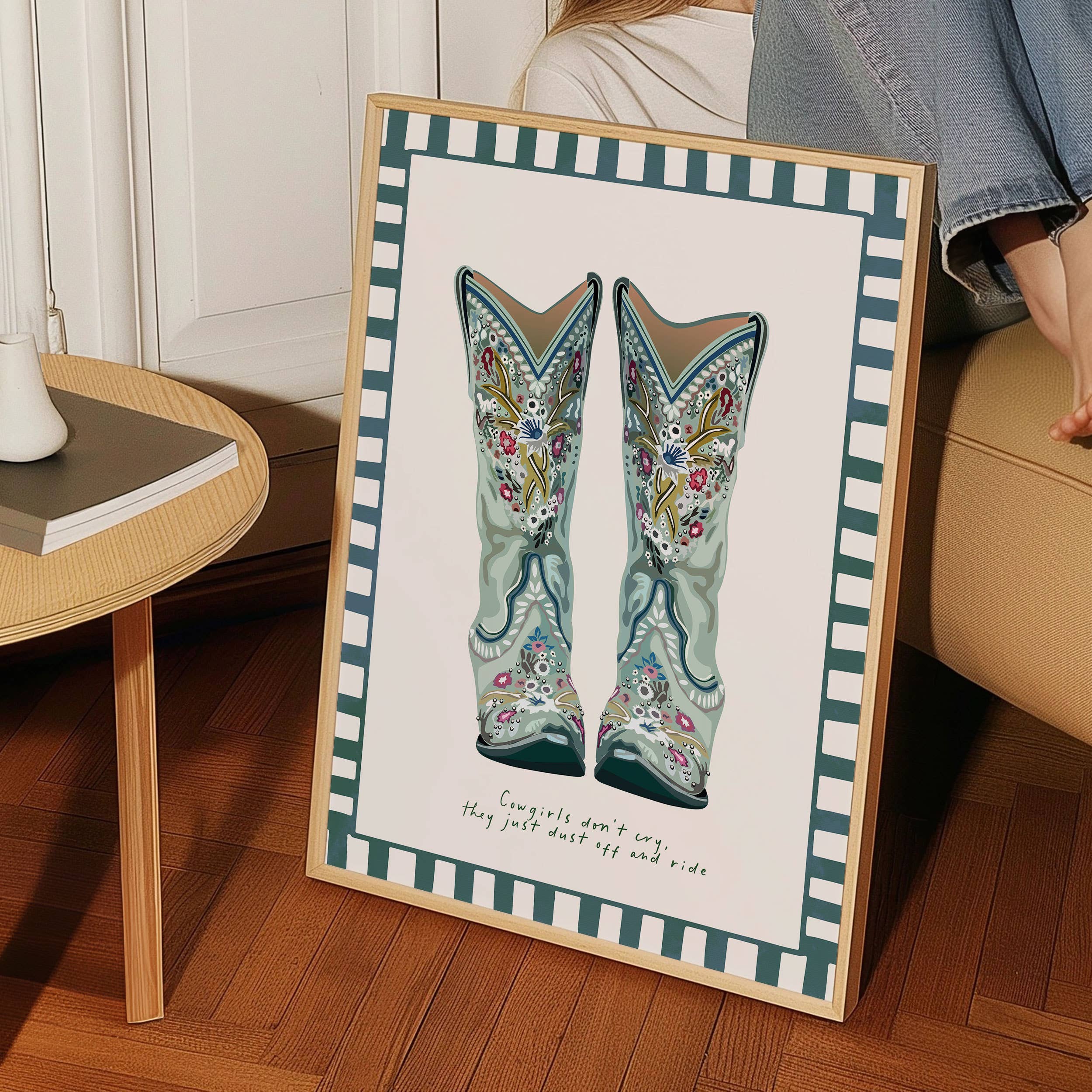 Seven Icons Store – wholesale Konsttryck – Cowgirls don't cry - Western konsttryck3