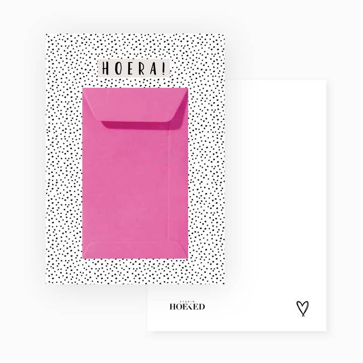 Penge kort - Hurra! for engroshandel hos Studio Hoeked