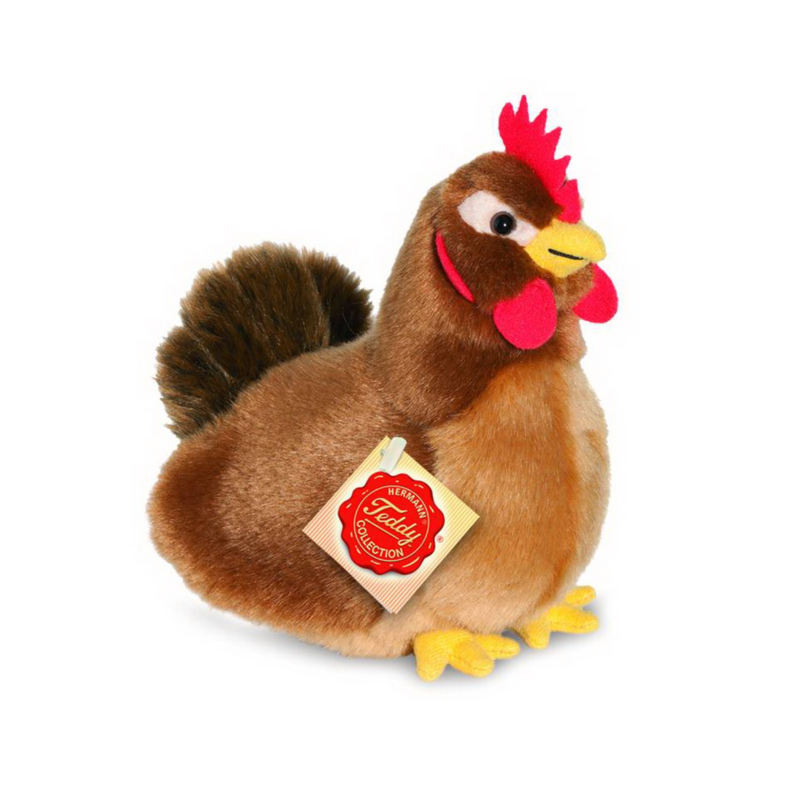 Teddy Hermann - Wholesale Stuffed/Plush Toy - Kids & Baby - Hen brown 16 cm - plush toy - stuffed toy