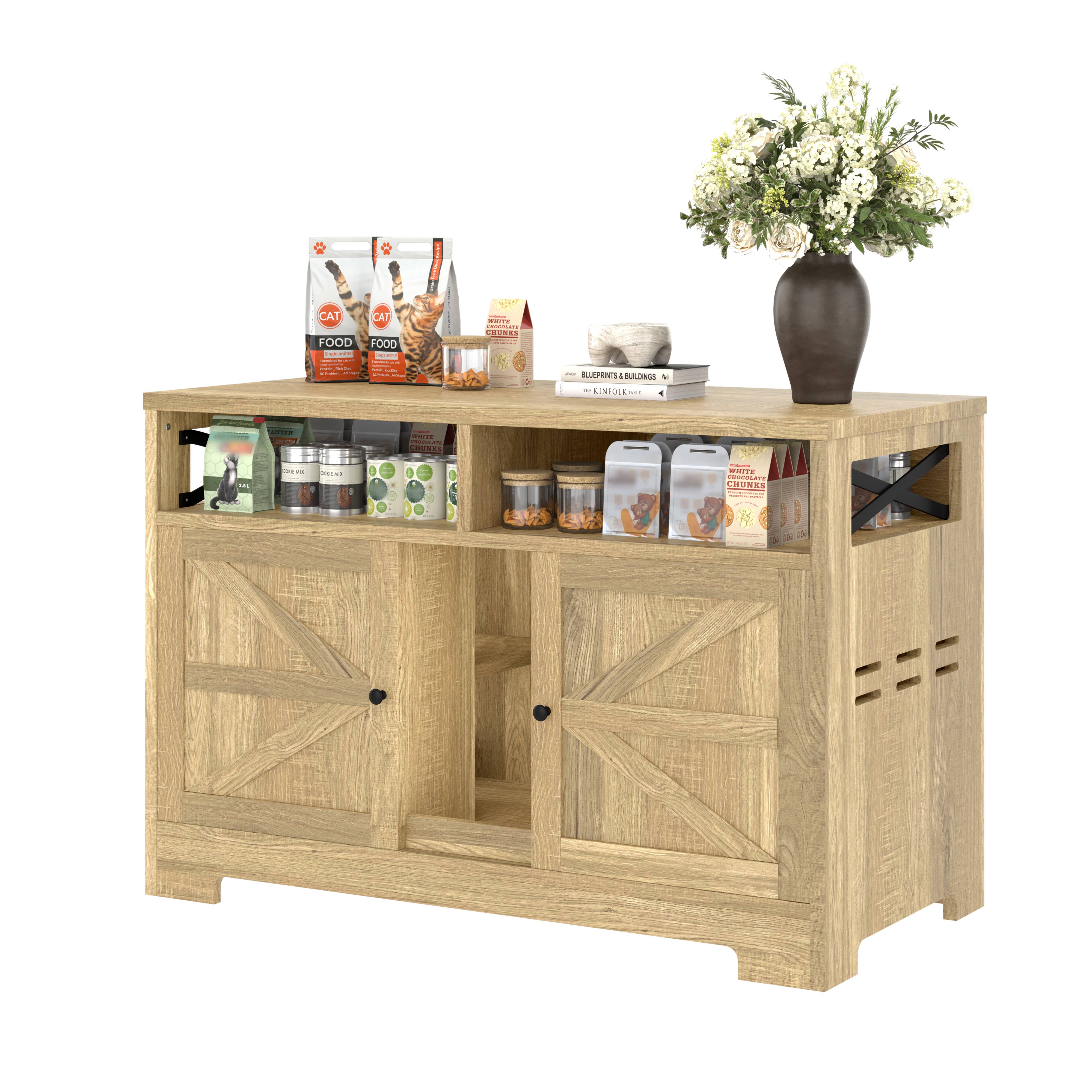 39F Inc. - Wholesale Pet Scratcher - Cat - Large Cat Litter Box Enclosure with LED & Scratching Post23