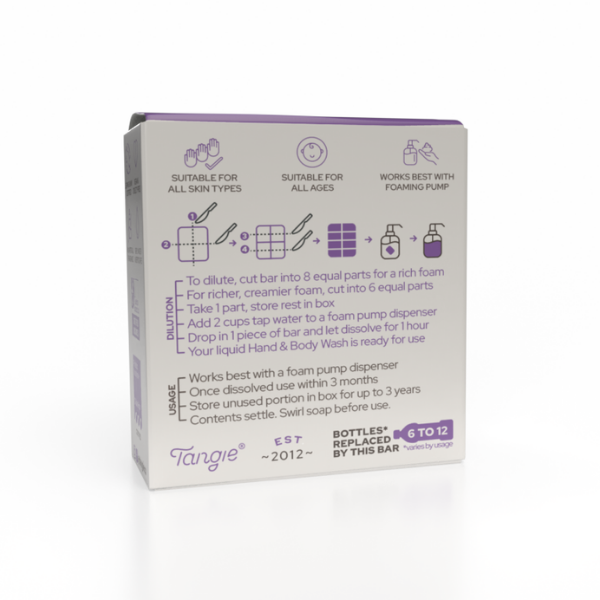 Tangie LLC - Wholesale Hand Soap/Wash - Foaming Hand & Body Soap Bar – 1 Gallon Refill, 4 Scents7