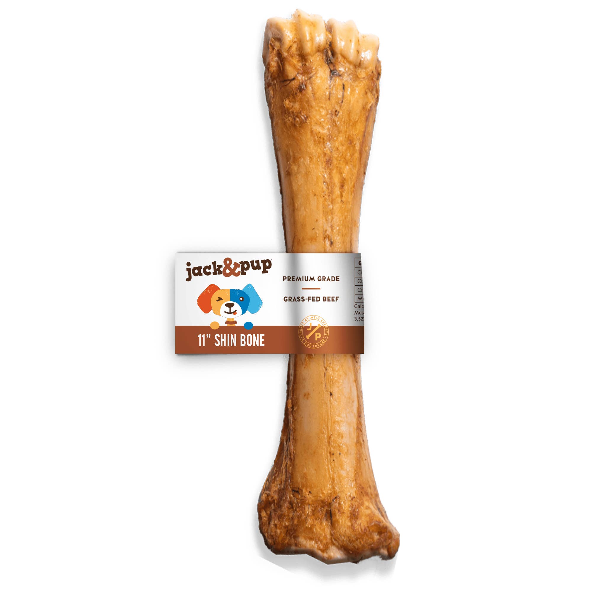 J&C PET SUPPLY LLC - Wholesale Pet treats – Dog - Shin Bones 11 Inch Jack&pup Dog Treats