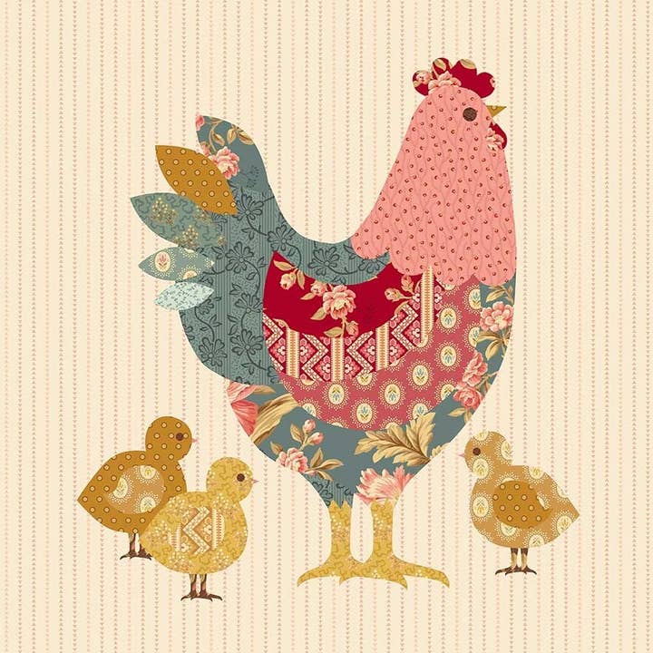 Patrón de almohada Hen House para venta al por mayor de Laundry Basket Quilts