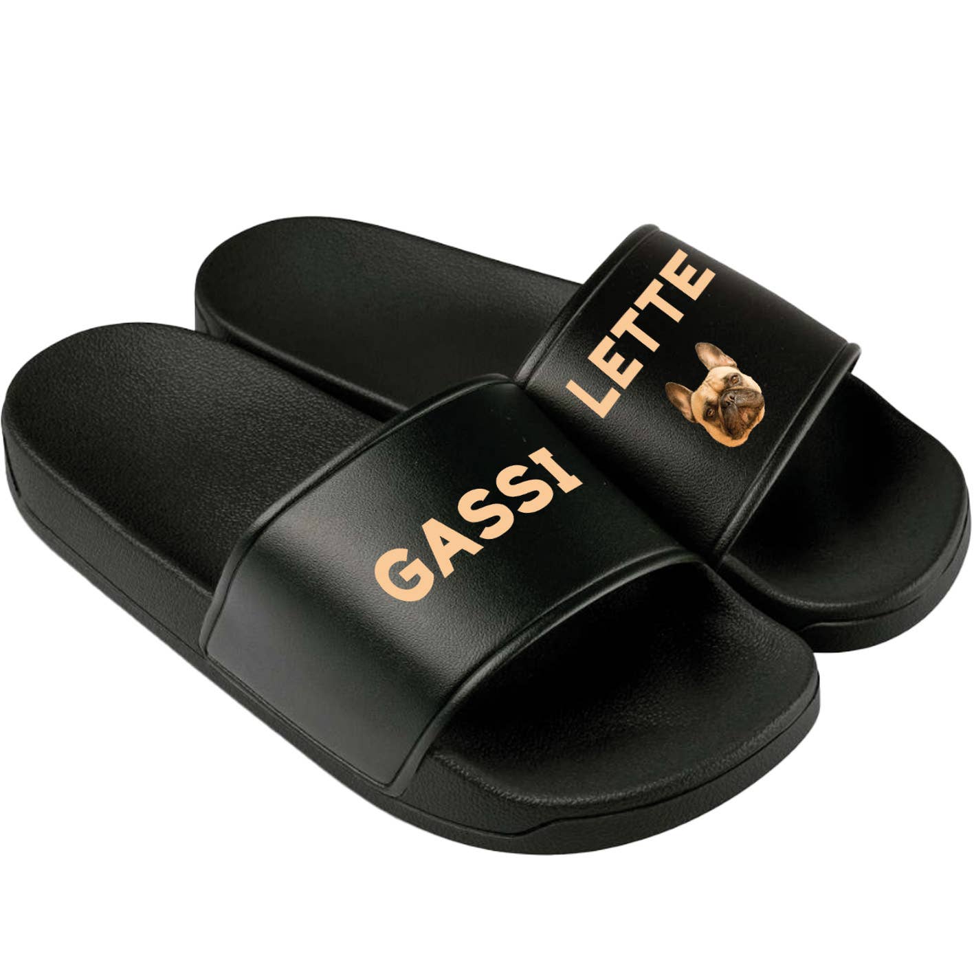 negro Chanclas personalizables de venta al por mayor en Faire1