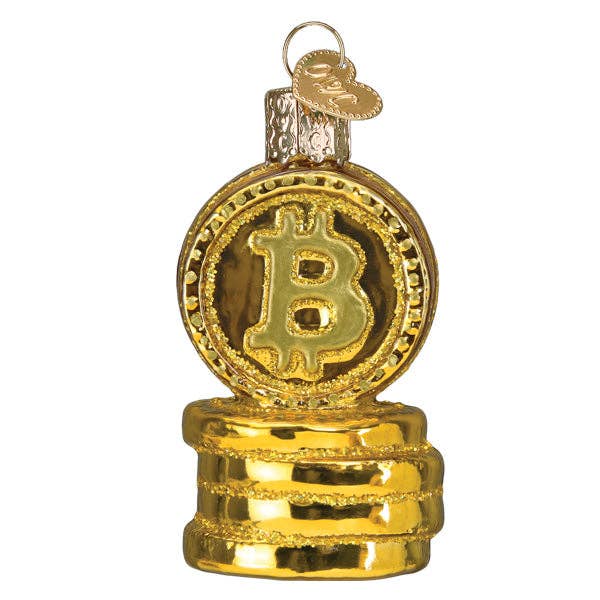 Old World Christmas - Wholesale Ornament - Bitcoin Ornament2
