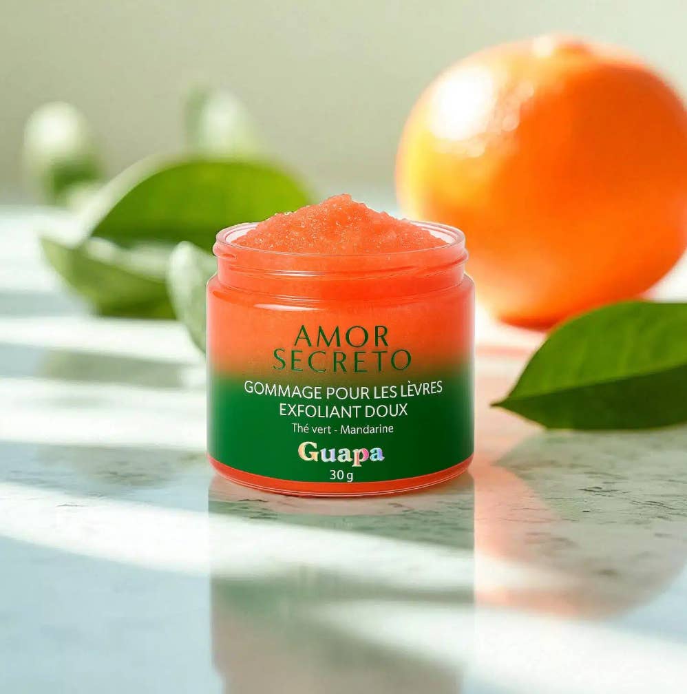 S2Z-COSMETICS P/O GUAPA - Wholesale Lip Scrub/Polish - Gentle exfoliating lip scrub – Green tea/mandarin