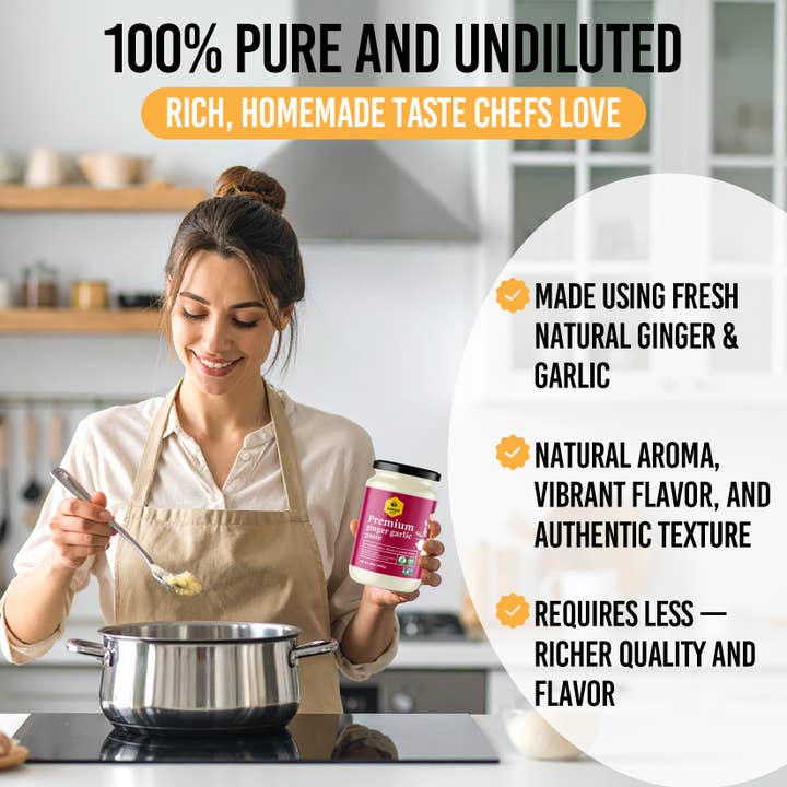 Holy Sauce - Wholesale Sauce - Nawabi Life Premium Ginger & Garlic Paste – 24.7 oz (700g)5