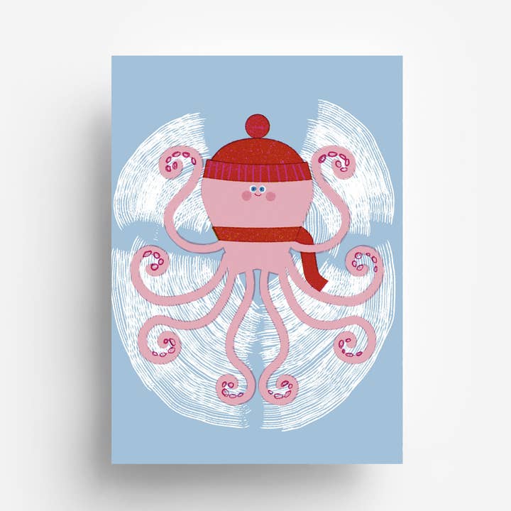 Sneblæksprutte Postkort DIN A6 for engroshandel hos jungwiealt