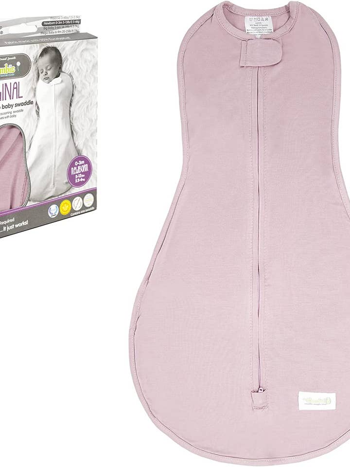 Woombie - Vendita all'ingrosso Copertina avvolgente - Neonati - The Tencel (eucalipto) Woombie, fasciatura per bebè1