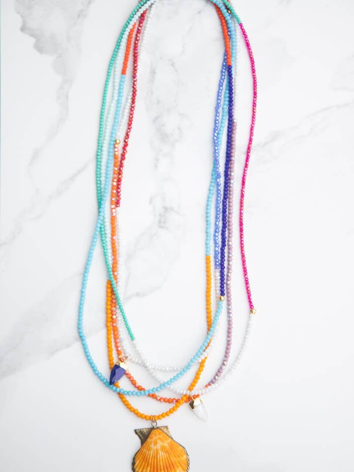 Island Multicolor One of a Kind Necklaces for wholesale by Kala Handmade With Love
