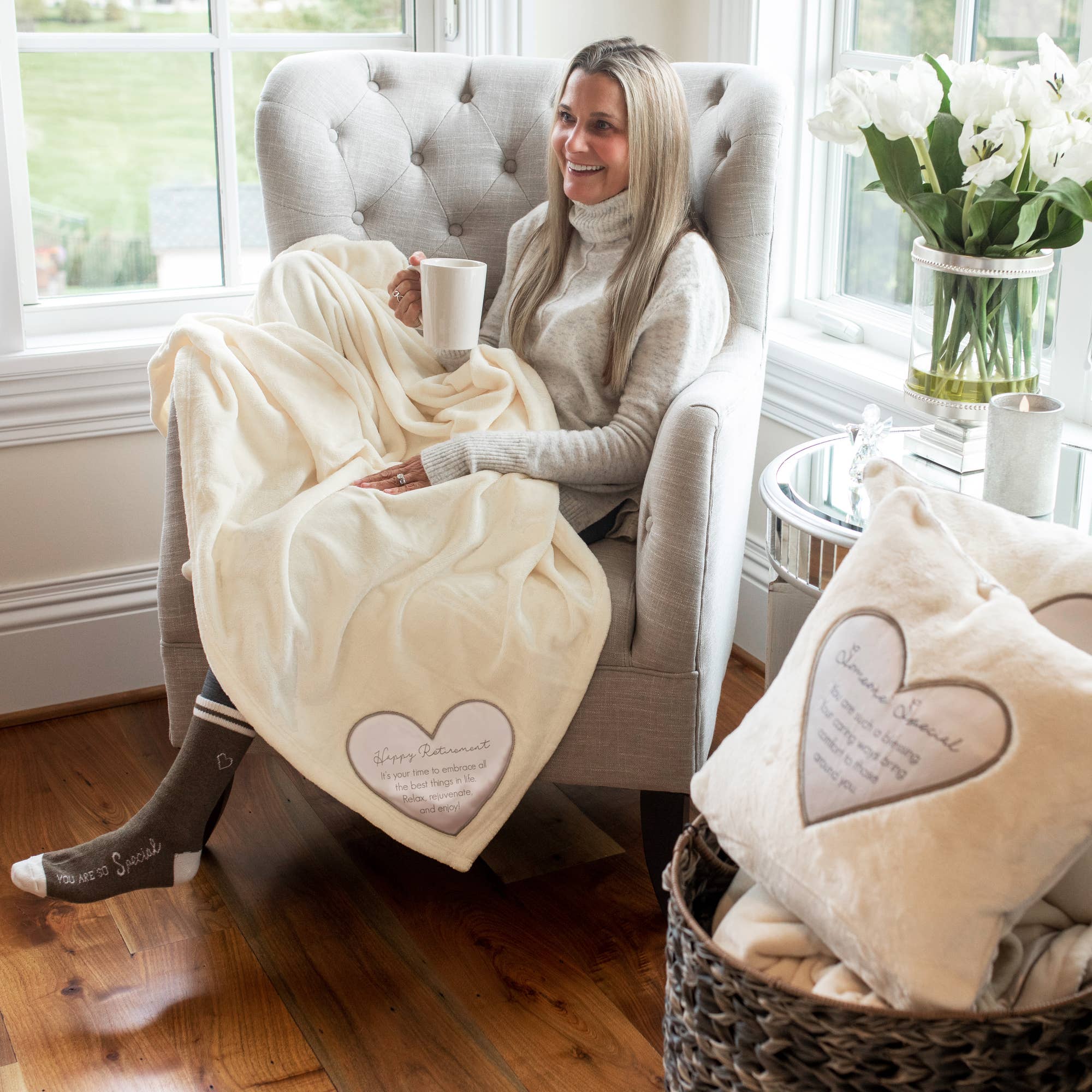 Pavilion - Wholesale Throw Blanket - Retirement - 50" x 60" Royal Plush Blanket2