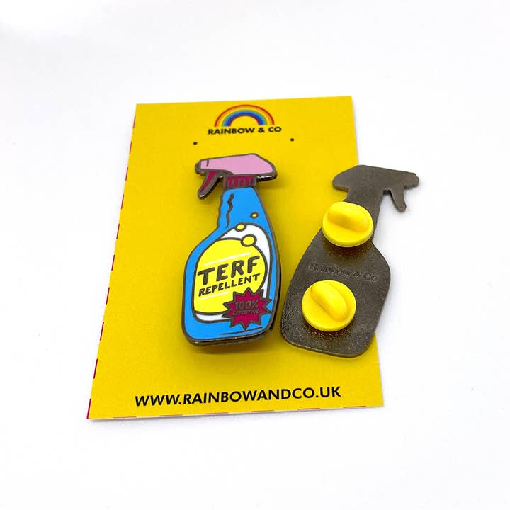 Rainbow & Co - Wholesale Lapel Pin/Button - TERF Repellent Pin