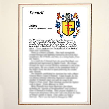 Family Histories - Wholesale Art Print - Donnell