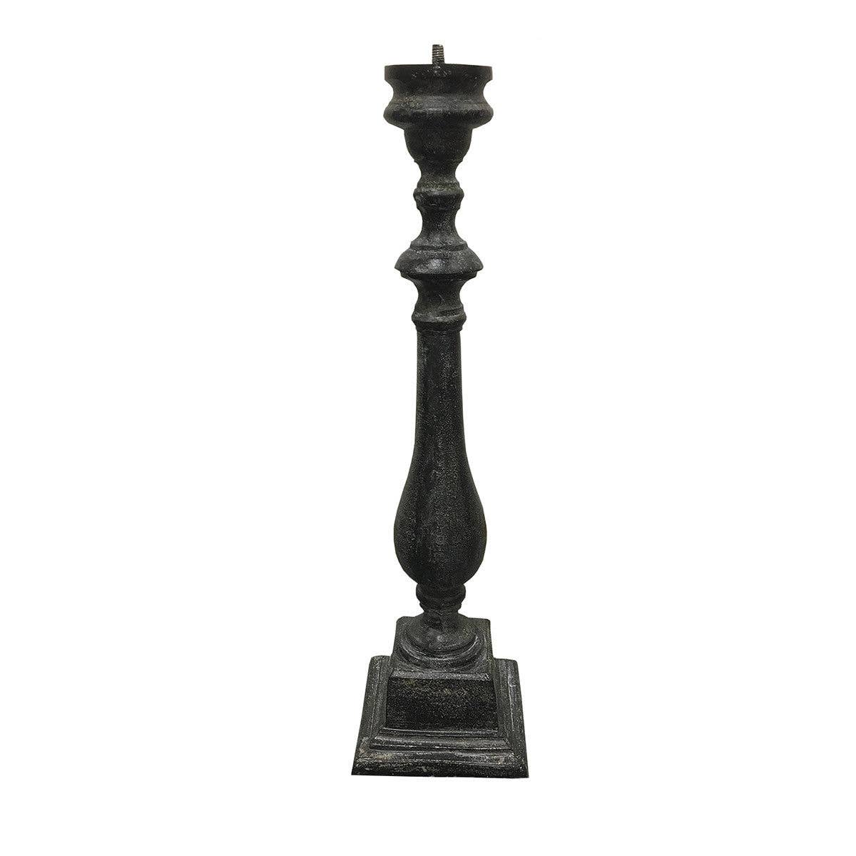 Rome Garden - Wholesale Outdoor Ornament/Decor - Rome Cast Aluminum Spindle Pedestal, 22" ht, #B301