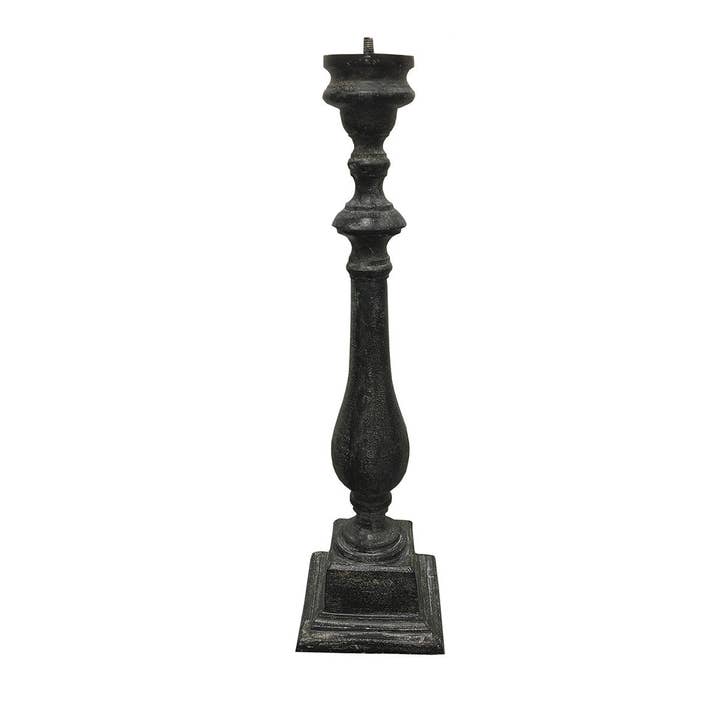 Rome Garden - Wholesale Outdoor Ornament/Decor - Rome Cast Aluminum Spindle Pedestal, 22" ht, #B301