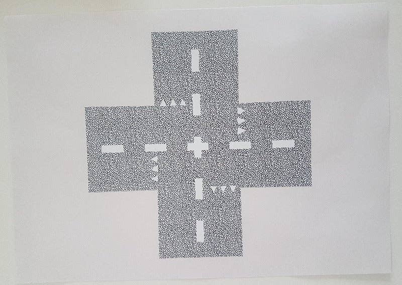 lm baby art - Wholesale Wall Decor - Kids & Baby - Snelweg muurstickers uitbouw set - Kruispunt (1st)2