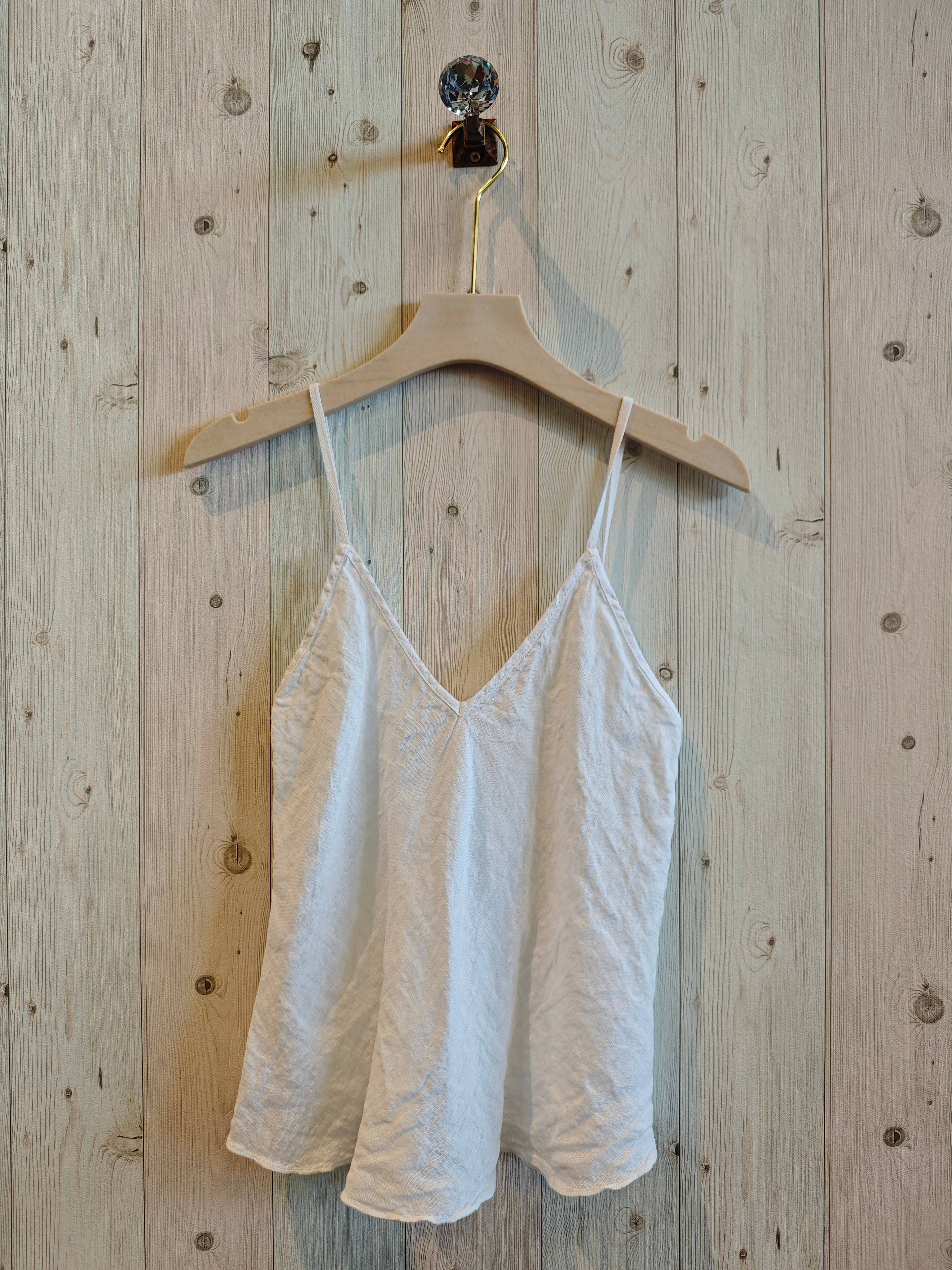 Linen & More - Wholesale Camisole - Dames - REF 22943 linnen tanktop met koordsluiting, 100% linnen3