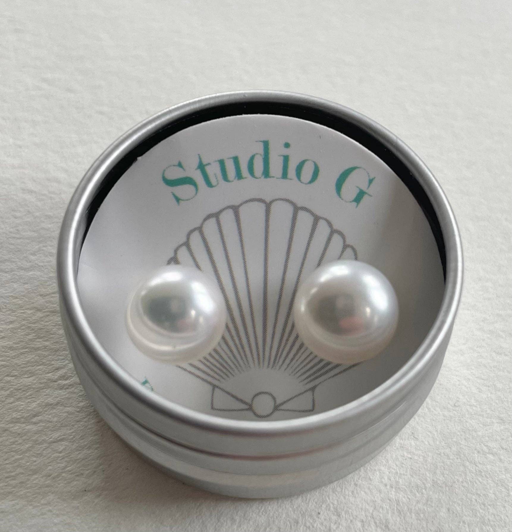 Studio G - Wholesale Stud/Post Earrings - #101- 7-8mm Freshwater Pearl Stud0