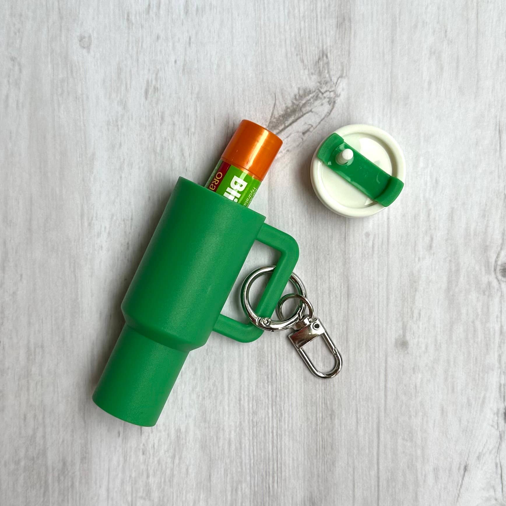 iconic mi - Vente Porte-clés – femme - Porte-clés Mini Tumbler Vert avec Rangement1