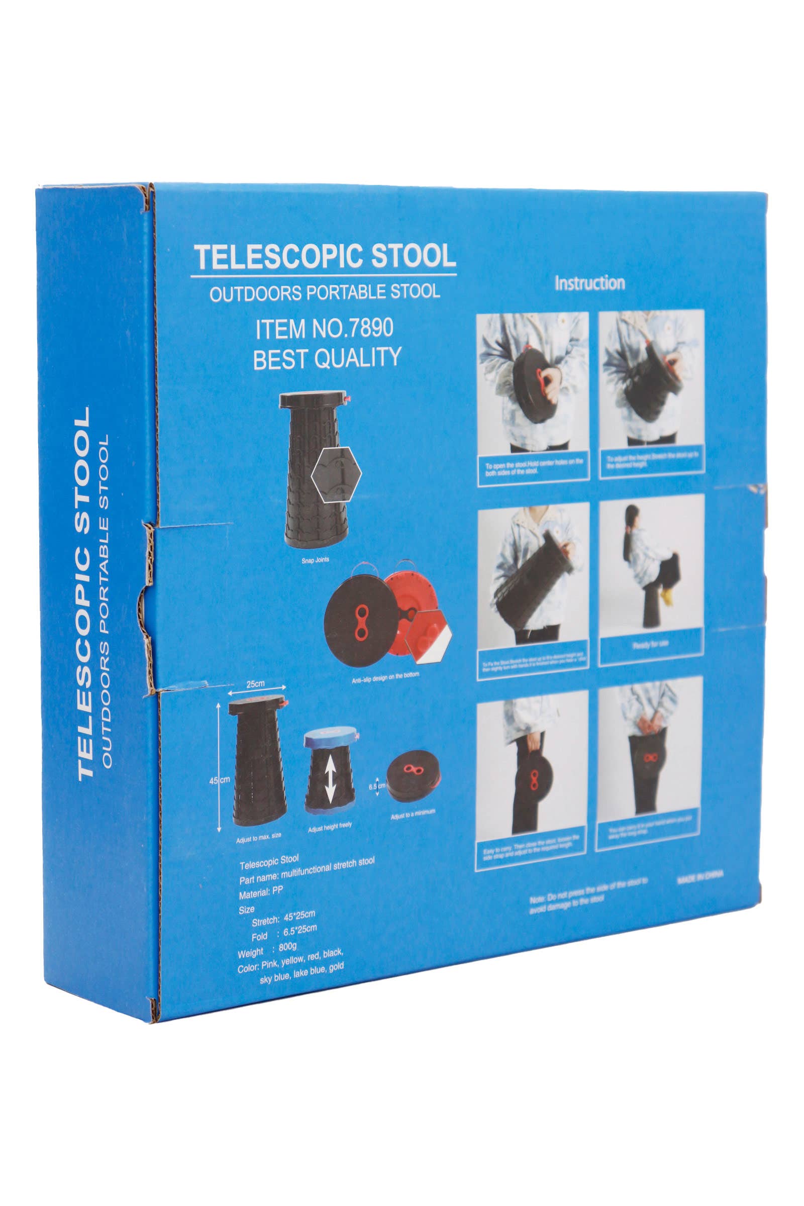 ASSORTED Portable Retractable Telescoping Stool for wholesale on Faire4