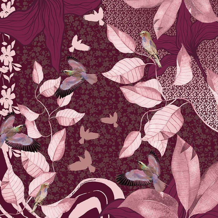 FST le french studio - Wholesale Scarf - Women's - Modal square 90x90cm printed OLEANDER